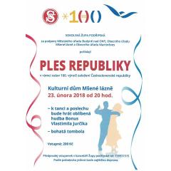 Ples Republiky v KD Mšené-lázně 2018