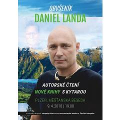 Daniel Landa – Autorské čtení nové knihy s kytarou