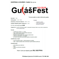 GulášFest Rudice 2018