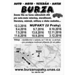 Auto, moto, veterán burza Nupaky 13. 8 .2016