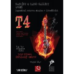 Koncert legendární T4 na lodi CARGO Gallery