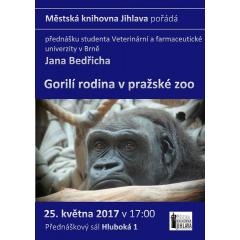 Gorilí rodina v pražské ZOO