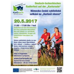 Německo-české cyklistické setkání na "Karlově stezce"