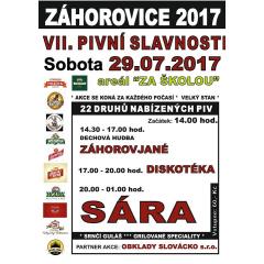 VII. Pivní slavnosti Záhorovice 2017