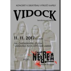 Koncert k 10. výročí kapely Vidock