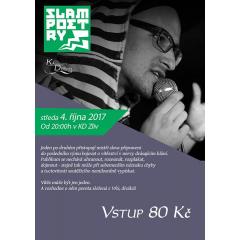 Slam poetry stand-up večer v KD Zliv