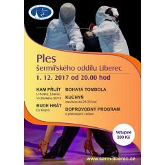 Ples šermířského oddílu Liberec 2017