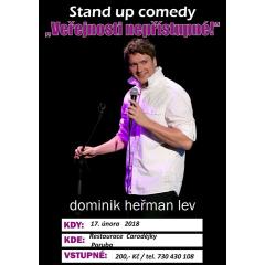 Stand up comedy One man show Dominik Heřman Lev