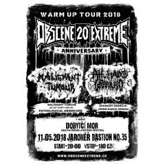Obscene Extreme 2018 Warm Up Tour - Jaroměř