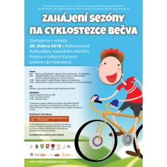 Zahájení sezóny na cyklostezce Bečva 2018