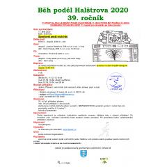 Běh podél Halštrova 2020