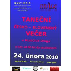 Taneční česko-slovenský večer - 24.2.2018