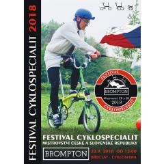 Festival Cyklospecialit a Mistrovství ČR a SR na skládacích kolech Brompton 2018