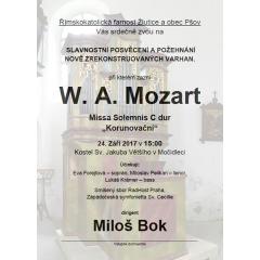 Slavnostní posvěcení varhan a W. A. Mozart