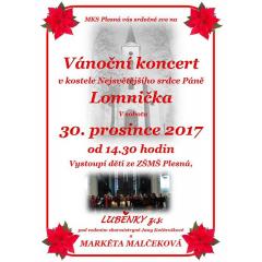 Vánoční koncert Lomnička 2017