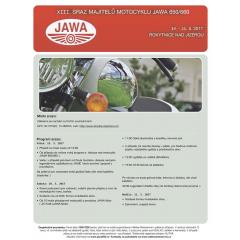 XIII. sraz majitelů motocyklů JAWA 650/660