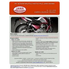 XIV. Setkání majitelů motocyklů JAWA 650/660