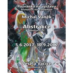 Abstrakce – výstava obrazů Michala Vaňka