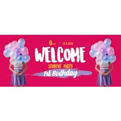 Welcome student party - 1st Birthday Sklub