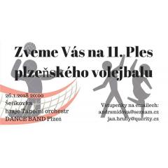 11. Ples plzeňského volejbalu 2018