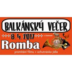 Balkánský večer - Promítání, koncert Romba