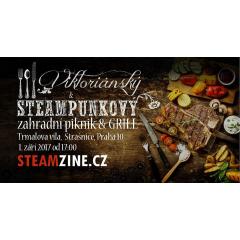 Steampunkový & Viktoriánský zahradní piknik & GRIL párty