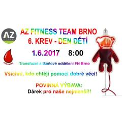 AZ FITNESS team Brno - 6. darování krve - Den dětí