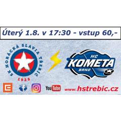 První přípravný zápas s HC Kometa Brno