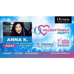 Valentýnská party a koncert Anny K.