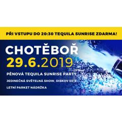Diskov Chotěboř- pěnová Tequila sunrise párty 29. 6. 2019