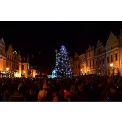 Rozsvícení vánočního stromu v Třeboni 2017