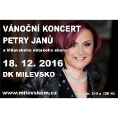 Vánoční koncert Petry Janů s Milevským dětským sborem