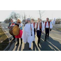 Fašank a večerní zábava s pochováváním basy Dolní Němčí 2018