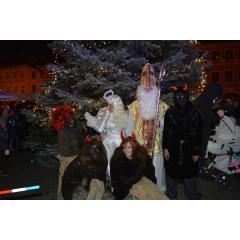 Rozsvícení Vánočního Stromu Adventní Slezský Rynek