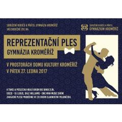Reprezentační ples Gymnázia Kroměříž 2017