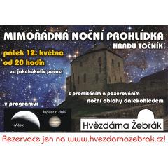 Mimořádná noční prohlídka hradu Točník s astroprogramem