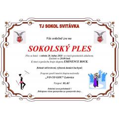 Sokolský ples 2018