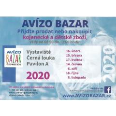 Avízo bazar 18.10.2020