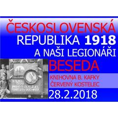 Československá republika 1918 a naši legionáři