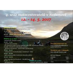 4. setkání motocestovatelů v Nedamově 2017