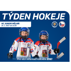 Pojď hrát hokej - Týden hokeje klubu HC Junior Mělník