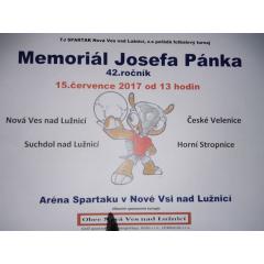 Memoriál Josefa Pánka 2017