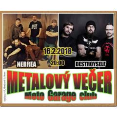Metalový večer - kapely Nerrea a Destroyself