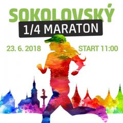 Sokolovský ¼ maraton Barevný běh 2018