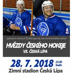 Hvězdy českého hokeje vs. Česká Lípa 2018