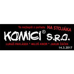 Komici sro Lukáš Pavlásek, Miloš Knor a Jakub Žáček