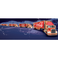 Coca-Cola Vánoční kamion v Příboře