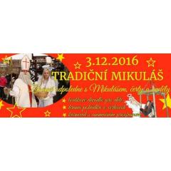 Tradiční Mikulášské odpoledne 2016 v Pohádkové vesničce