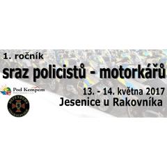 1. sraz policistů - motorkářů, Jesenice 2017