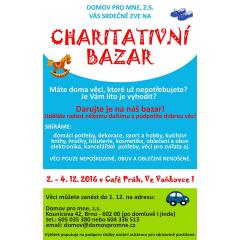 Charitativní bazar pro Domov pro mne 2016